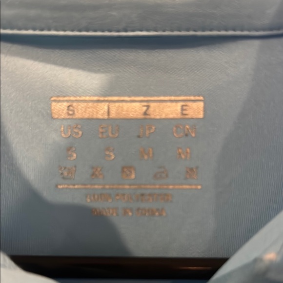 Light Blue Quarter-Zip Pullover - Picture 3 of 4